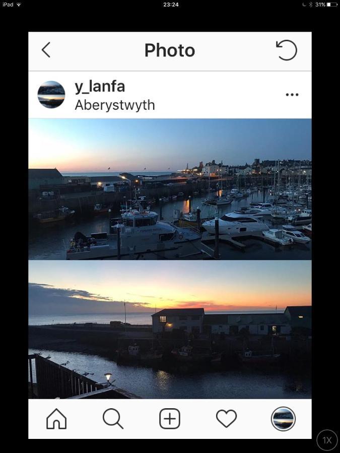 46 Y Lanfa Daire Aberystwyth Dış mekan fotoğraf